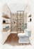 make bathroom interior illustration, sketch