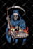 draw custom dark art skull tshirt design for clothing brand
