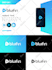design a modern futuristic tech logo for startups and digital brands
