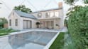 design front yards, backyards, swimming pool and landscape