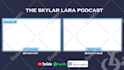 design frame overlay for streamyard, streamlabs, obs, zoom, youtube podcasts