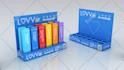 do product display counter, posm items, retail display stand
