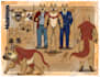 draw amazing furry character reference sheet
