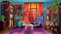 draw background art illustration for vtuber stream visual novel in anime style