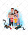 draw a children book illustration