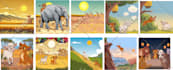 create children story book illustration for kids