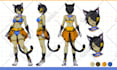 draw custom character sheet or reference sheet for character design