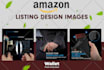 design high converting amazon fba listing images and a plus content