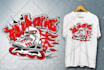 do a typography t shirt logo design in my graffiti style