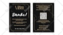 design professional amazon thank you card, product instruction cards