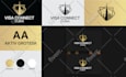 do modern minimalist luxury business logo design