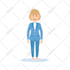 draw cartoon character in flat design vector style