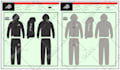 do attractive tracksuits sweat suit design clothes mockup