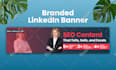 design a professional linkedin banner or social media banner