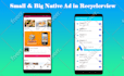 integrate native ads within recyclerview, listview in your android studio apps