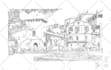 draw architecture or cityscape in pencil