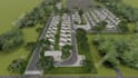 design rv park and campground with 2d plan, render