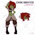 draw detailed chibi art for you no ai
