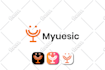 design tech startup, crypto, technology, cyber security, and ai logo
