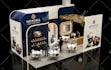 design 3d exhibition stand, trade show booth, event design, backdrops