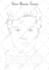 design a simple blank face chart with unlimited revisions