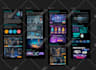 design premium game UI screens for your mobile or PC game