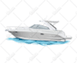 draw a boat into awesome vector illustration