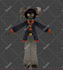 making your character in a 3d low poly model