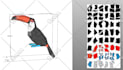 design geometric 3d models and templates for 3d papercraft