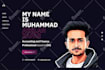 create a professional, responsive personal portfolio website