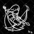 illustrate a line art character or creature for you