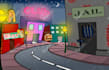 make a professionally made background cartoon illustration