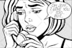 draw a retro pop art roy lichtenstein style in 24 hours