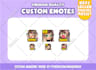 create custom chibi cute emotes for twitch, youtube, discord