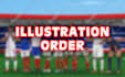 draw unique illustration football player or sport player