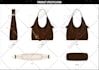 create handbags, wallets, purses, and backpack designs and make tech pack