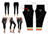 design awesome leggings or yoga pants
