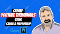 draw cartoon portrait for youtube thumbnail