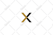 do name text based letters logo for personal branding