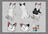 draw furry ref sheet, fursona reference sheet, anthro oc, protogen furry art