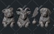 sculpt custom stl characters and statues for 3d printing