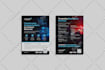 design professional, modern flyer, digital and print