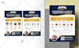 design professional flyer, leaflet, bifold trifold or multiple brochure
