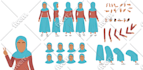 make 2d cartoon character sheet ready for animation