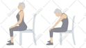 draw yoga, workout, fitness pose, exercise illustration