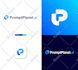 design saas startup, tech business, ai favicon, app icon logo and branding kit