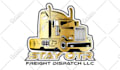 design professional truck freight dispatching logistics logo