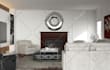 create elegant living and family room