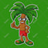 make cartoon mascot character design vector