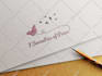 design custom trendy hand drawn logo and branding kit with brand identity